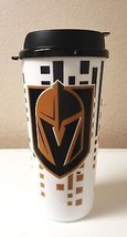 32 OUNCE TRAVEL TUMBLER VEGAS GOLDEN KNIGHTS PLASTIC MUG CUP WITH LID NEW - £3.89 GBP