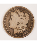 1890-CC $1 Silver Morgan Dollar in Good Condition, VG in Wear, Minor Rim... - $384.48
