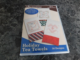 Holiday Tea Towels Mini Collection Anita Goodesign (2010, CD) - $19.99