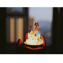 Handmade Castle Night Light,  small night lamp,  little warm Fairy tale town  - £53.98 GBP