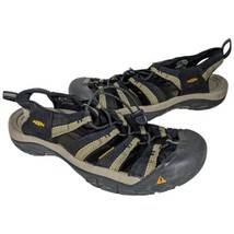 Keen Newport H2 Mens Size 11.5 Black Green Sandals Hiking Outdoor Toe (110230) - £41.28 GBP