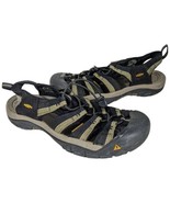 Keen Newport H2 Mens Size 11.5 Black Green Sandals Hiking Outdoor Toe (110230) - £41.28 GBP