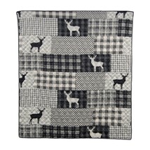 Lodge Throw Blanket in Black and White - £33.65 GBP