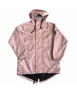 Acne Studios Women’s Osborne New Face Hooded Fishtail Parka Jacket M Dusty Pink - $197.95