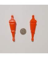 Barbie Dream Cottage Replacement Part Orange Light Sconces 1982 - $21.75