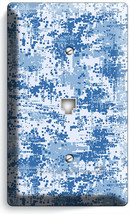 Military Navy Marines Pixelated War Camo Phone Telephone Cover Plate Room Decor - $11.15