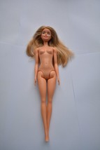 Barbie Doll Blonde Blue eyes Mattel Pink Lips Body 2015 Head 2013 Used Please lo - £10.71 GBP