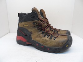 Keen Men&#39;s Csa Hamilton Mid Steel Toe Work Boots Bison 15D Refer To Measurements - £55.89 GBP