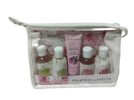 Crabtree &amp; Evelyn Sweet Almond &amp; Rosewater 5pc Gift Set – Lotion, Cream,... - $450.31 MXN