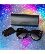 BCBG Karina Sunglasses in Black New With Tags &amp; Case &amp; Authentic MSRP $128 - £70.05 GBP