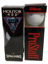 3 Spalding Molitor 422 &amp; 3 Prostaff 1 Golf Balls Total (6) Old Stock - £9.97 GBP