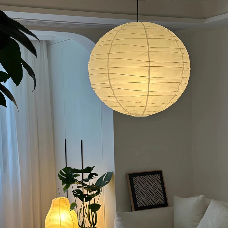 Pendant Lamp Interior Lighting Wabi-sabi Hanging Lamps For Bedroom Livin... - $29.44+