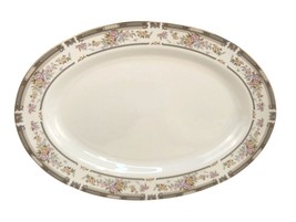 Farberware Southampton LG Oval Serving Platter Fine China Floral Design ... - $30.84