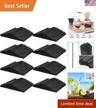 6000 Count 5 Inch Coffee Cocktail Stirrers Straws Disposable Plastic Sip... - $56.34