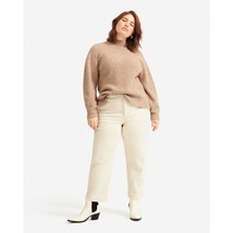 Everlane Womens The Straight-Leg Crop Pants Sandstone Beige 12 - £38.07 GBP