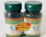 NATURE&#39;S BOUNTY B-12 - TWIN PACK - 5,000 mcg -80 Quick Dissolve Tablets ... - $14.75
