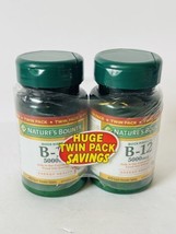 Nature&#39;s Bounty B-12 - Twin Pack - 5,000 Mcg -80 Quick Dissolve Tablets Exp 5/26 - £11.79 GBP