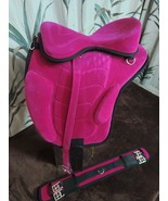 Synthetic Treeless Horse Saddle Lightweight Suede All Purpose Riding - $245.52 CAD