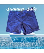Request Mens 38 Blue Bermuda Pants Shorts Cotton Classic Fit Vacation Co... - $9.30