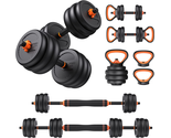 Adjustable Dumbbells, 20/30/40/50/70/90Lbs Free Weight Set with Connecto... - £140.46 GBP