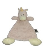 Demdaco Unicorn Security Blanket Lovey Rattle Pink Plush Toy Baby Sewn e... - $12.07 CAD