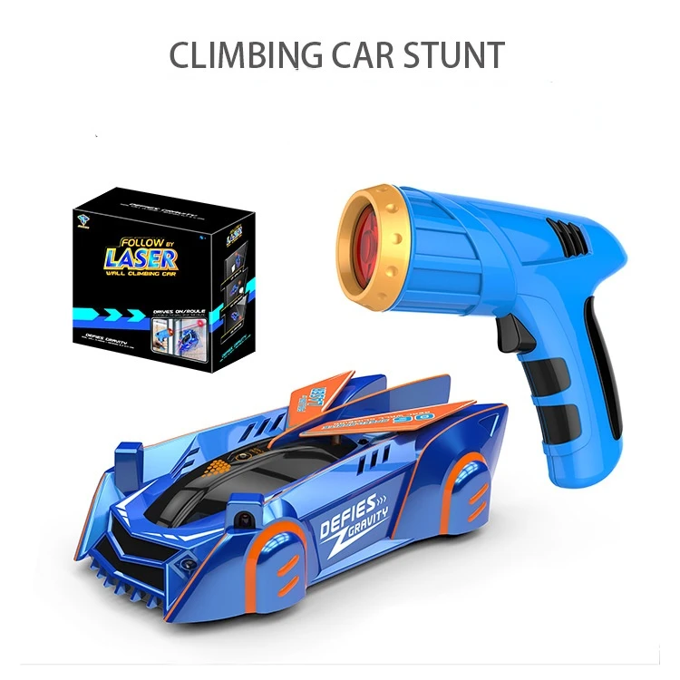 Kids RC Car Toy Air Hogs Zero Gravity Laser Racer Wall Climbing Car Remote - £27.85 GBP+