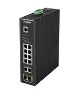 D-Link DIS-200G-12PSW 12-PORT MNGD INDUSTRIAL SWITCH, -40C TO  75C. POE,... - $1,296.72