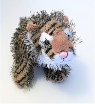 Ganz Webkinz Orange, Black &amp; White Tiger Cat Plush Stuffed Animal NO CODE - £6.08 GBP