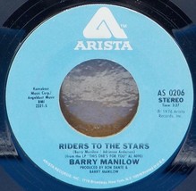 Barry Manilow 45 Riders To The Stars / This One&#39;s For You A5 - $43.73 MXN