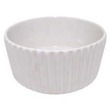 Val do Sol White Ribbed Ramekin Condiment Custard Cup Dish Bowl 3&quot; - £7.90 GBP