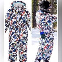 MCTi Kids Snow Suit One Piece Waterproof Ski Snowboard Jumpsuits Overalls Sz 5 T - $64.35