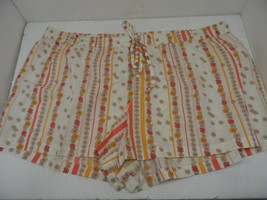Adore Me Women&#39;s Cozy Soft Light Shorts Loungewear 09861 Pale Floral 0X - $5.69