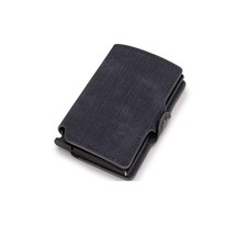   Card Holder Men Wallets Money Bag Male Grey Short Purse 2022 Small Leather Sli - £18.64 GBP