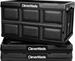 46L Collapsible Storage Bins (3 Pack, Black) No Lid-Stackable Storage Co... - $109.99