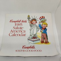 Vintage Campbell&#39;s Soup Food 1985 Salute America Campbell Kids Calendar ... - $11.14