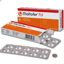 2 X Maltofer Fol 30&#39;s Chewable Tablets For Iron Deficiency DHL EXPRESS - £37.05 GBP