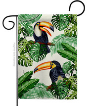 Rainforest Toucan Garden Flag Birds 13 X18.5 Double-Sided House Banner - £15.87 GBP