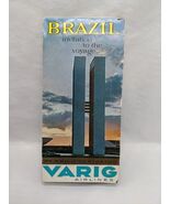 Vintage Brazil Varig Airlines Travel Brochure - $48.32 CAD