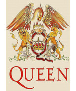 QUEEN Logo STICKER -  A Night At The Opera  - Freddie Mercury Brian May - £3.10 GBP