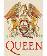 QUEEN Logo STICKER -  A Night At The Opera  - Freddie Mercury Brian May - $3.95