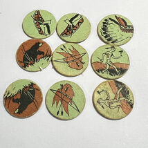 Vintage 1955 Disney &amp; Parker Brothers  Frontierland Game 9 Pieces - €8,62 EUR