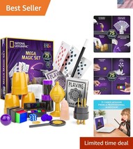 NATIONAL GEOGRAPHIC Magic Set: 75+ Tricks with Video Instructions for Kids - $1,120.91 MXN
