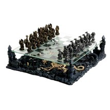 Chess Set with 3D-Theme Metal Decorative Collectible  | DRAGON - £289.27 GBP