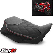 Honda CBR650R Seat Cover 2019-2021 2022 2023 Luimoto Black Red Suede Tec-Grip - $180.00