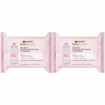 Garnier SkinActive Micellar Facial Cleanser &amp; Makeup Remover Wipes, Gentle for A - £13.20 GBP