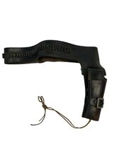 Vintage Leather Gun Belt &amp; Holster Western Rig Ammo Loop Cartridge Belt ... - $45.00