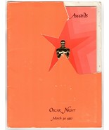 *Vintage Original 59TH ANNUAL ACADEMY AWARDS PROGRAM March 30, 1987 Los ... - $95.00