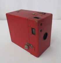 Vintage 1930&#39;s Kodak Rainbow HAWK-EYE Red No.2A Model B 116 Film Camera - £55.30 GBP