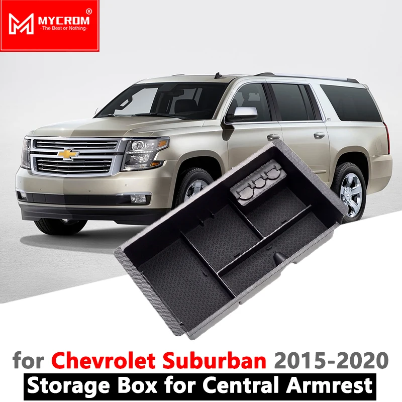 Armrest Box Storage Car Organizer Accessories for Chevrolet Suburban 2015 2016 - £26.76 GBP