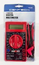 Cen-Tech 7 Function Digital Multimeter DC-AC Voltage Battery Multi Teste... - $261.71 MXN
